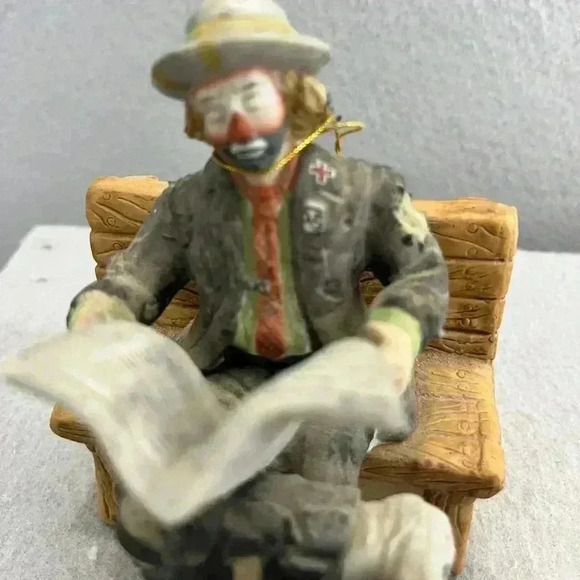Emmett Kelly Jr Flambro Limited Edition Hobo Clown "Looking Out to See" Vintage - Picture 4 of 9